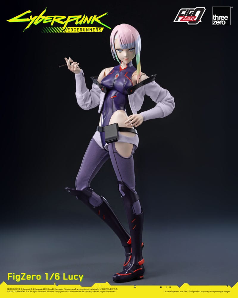 ThreeZero Cyberpunk Edgerunners Lucy FigZero 1/6 Actionfigur