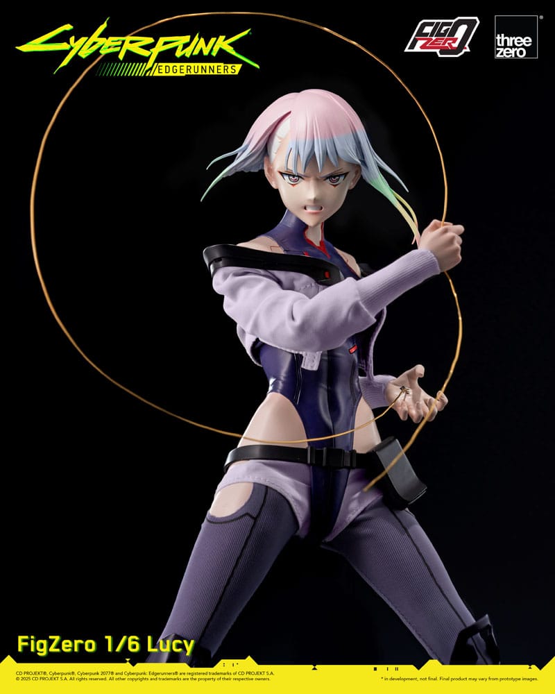 ThreeZero Cyberpunk Edgerunners Lucy FigZero 1/6 Actionfigur