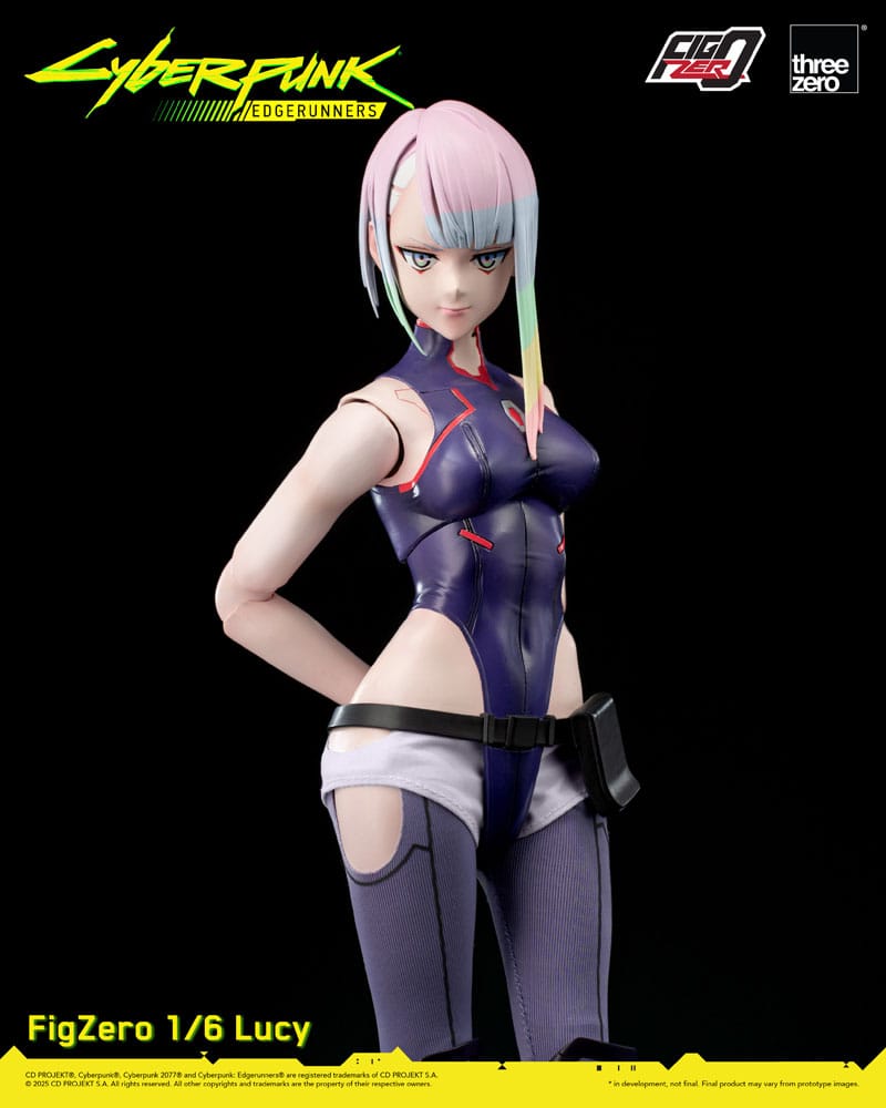 ThreeZero Cyberpunk Edgerunners Lucy FigZero 1/6 Actionfigur