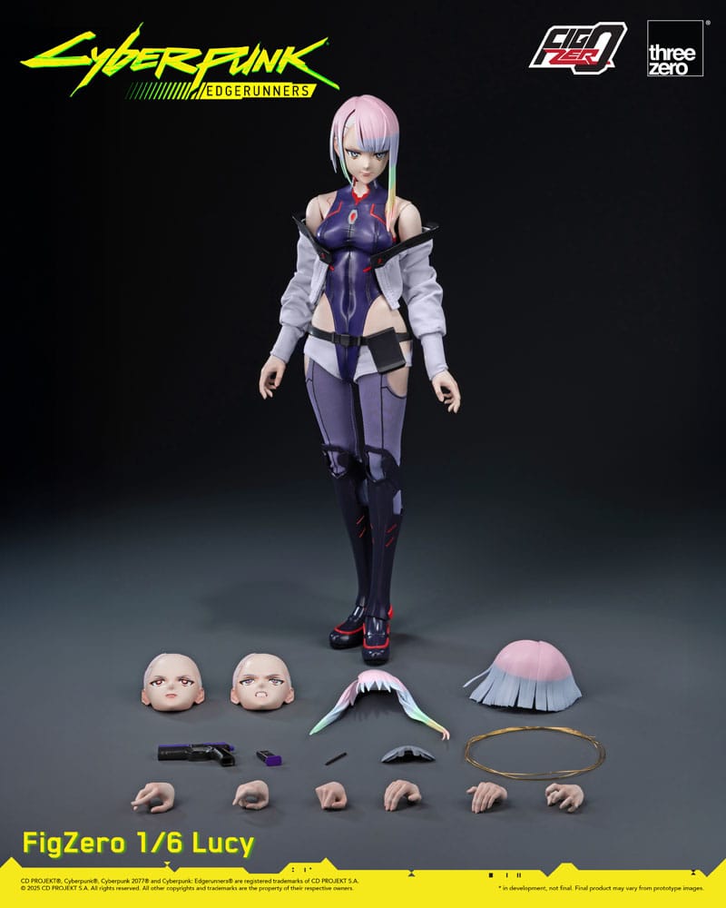 ThreeZero Cyberpunk Edgerunners Lucy FigZero 1/6 Actionfigur