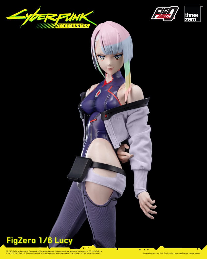 ThreeZero Cyberpunk Edgerunners Lucy FigZero 1/6 Actionfigur