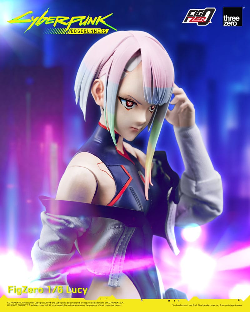 ThreeZero Cyberpunk Edgerunners Lucy FigZero 1/6 Actionfigur