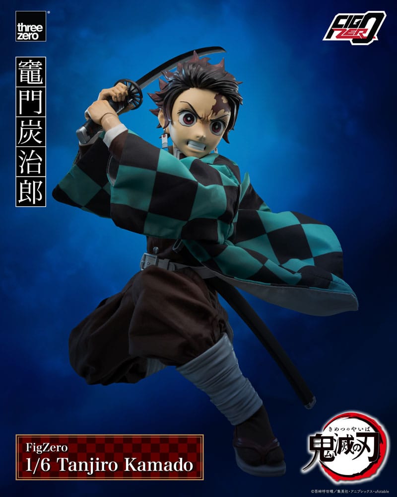 ThreeZero Demon Slayer Kimetsu no Yaiba Tanjiro Kamado 1/6 Actionfigur