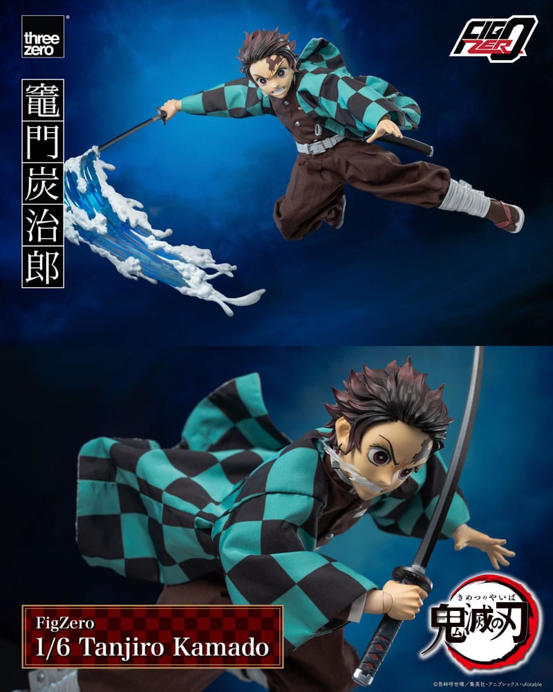 ThreeZero Demon Slayer Kimetsu no Yaiba Tanjiro Kamado 1/6 Actionfigur