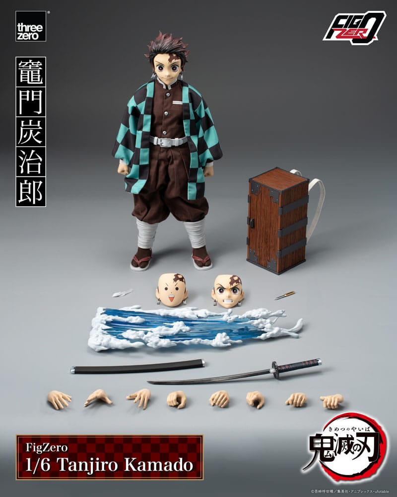 ThreeZero Demon Slayer Kimetsu no Yaiba Tanjiro Kamado 1/6 Actionfigur