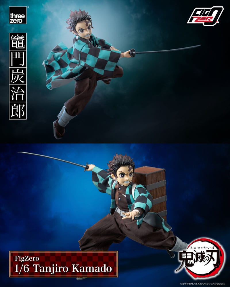ThreeZero Demon Slayer Kimetsu no Yaiba Tanjiro Kamado 1/6 Actionfigur