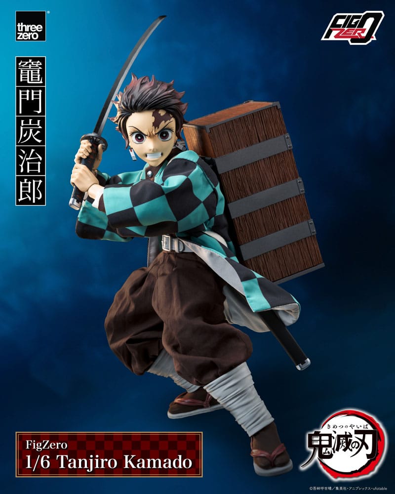 ThreeZero Demon Slayer Kimetsu no Yaiba Tanjiro Kamado 1/6 Actionfigur