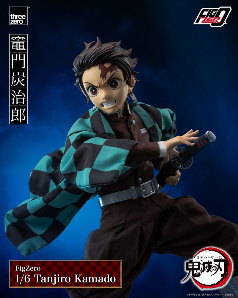 ThreeZero Demon Slayer Kimetsu no Yaiba Tanjiro Kamado 1/6 Actionfigur