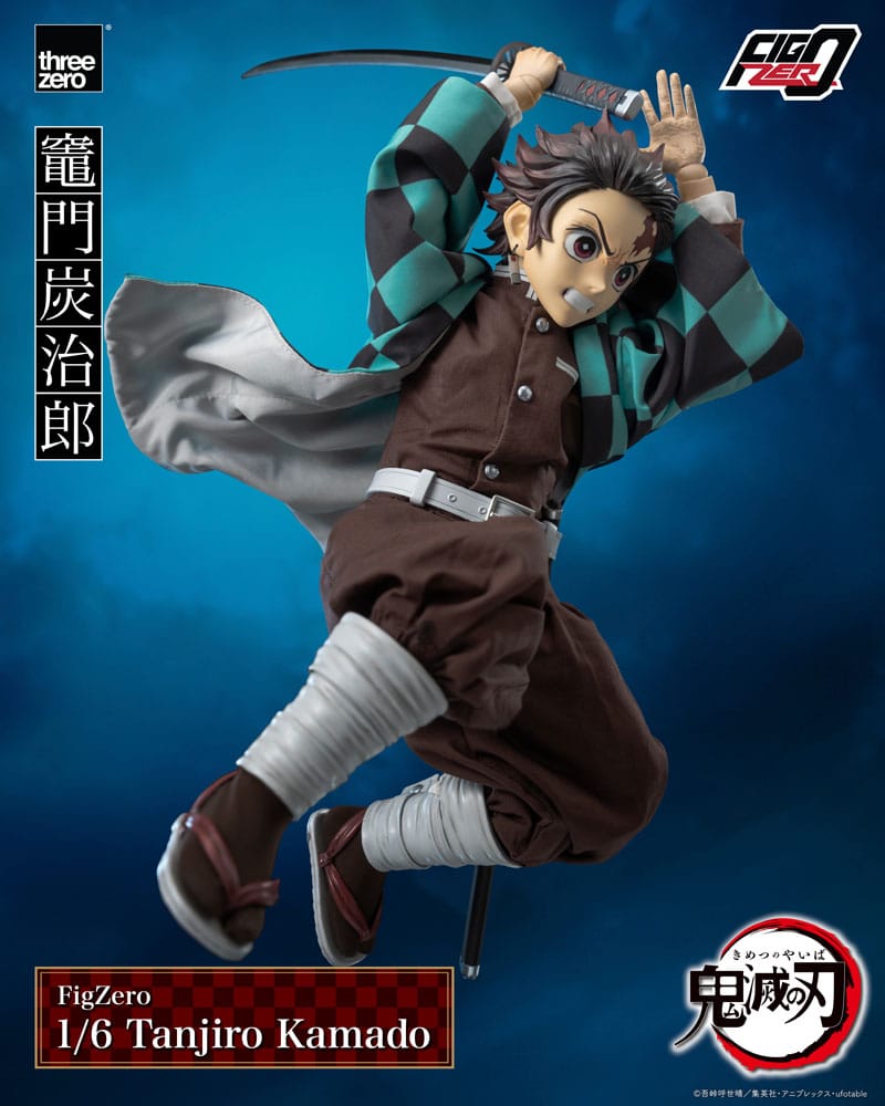 ThreeZero Demon Slayer Kimetsu no Yaiba Tanjiro Kamado 1/6 Actionfigur