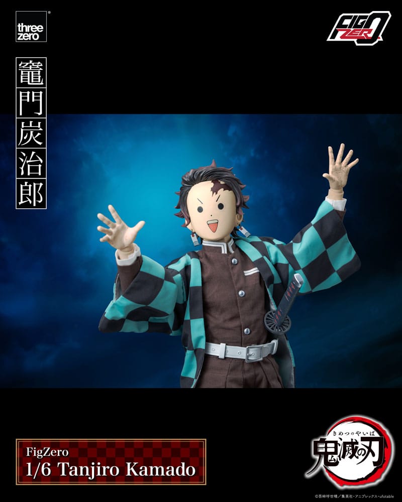 ThreeZero Demon Slayer Kimetsu no Yaiba Tanjiro Kamado 1/6 Actionfigur