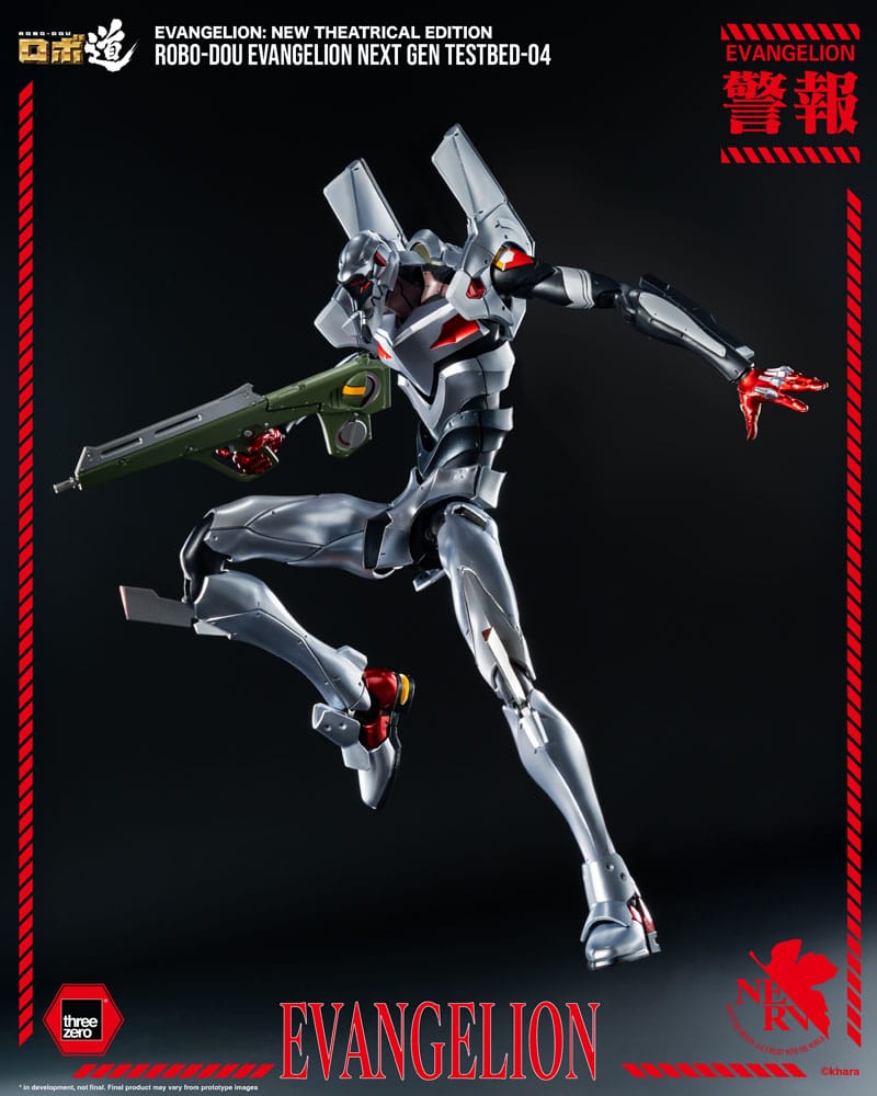 ThreeZero Evangelion Evangelion Testbed-04 Robo-Dou New Theatrical Edition Actionfigur