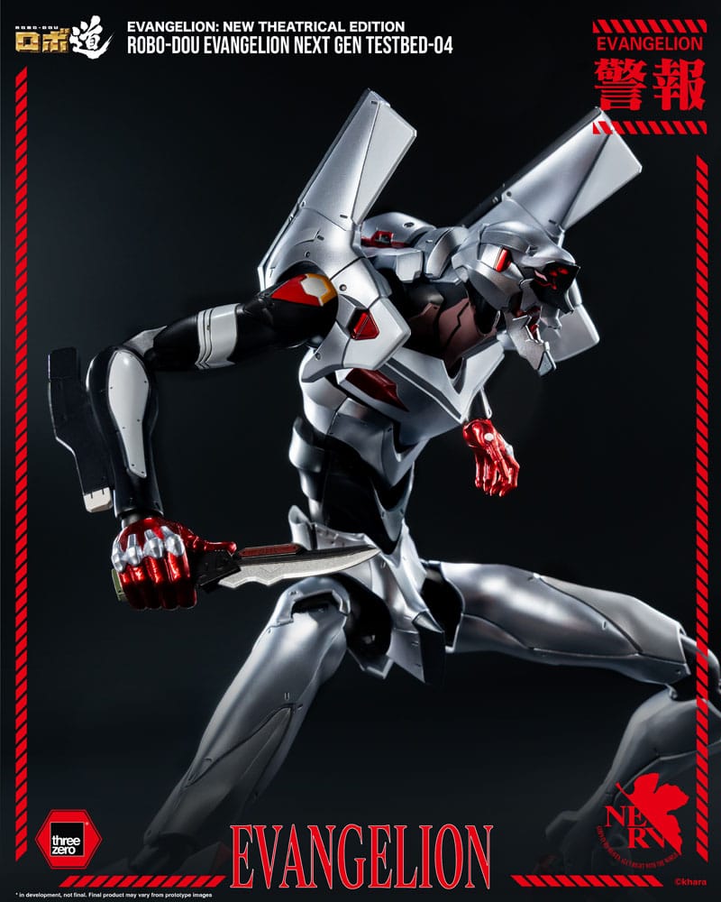 ThreeZero Evangelion Evangelion Testbed-04 Robo-Dou New Theatrical Edition Actionfigur
