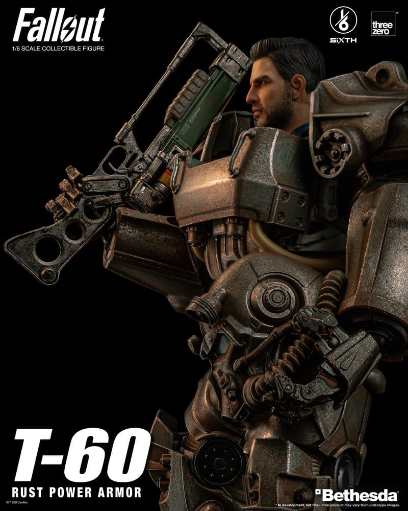ThreeZero Fallout T-60 Rust Power Armor 1/6 Actionfigur