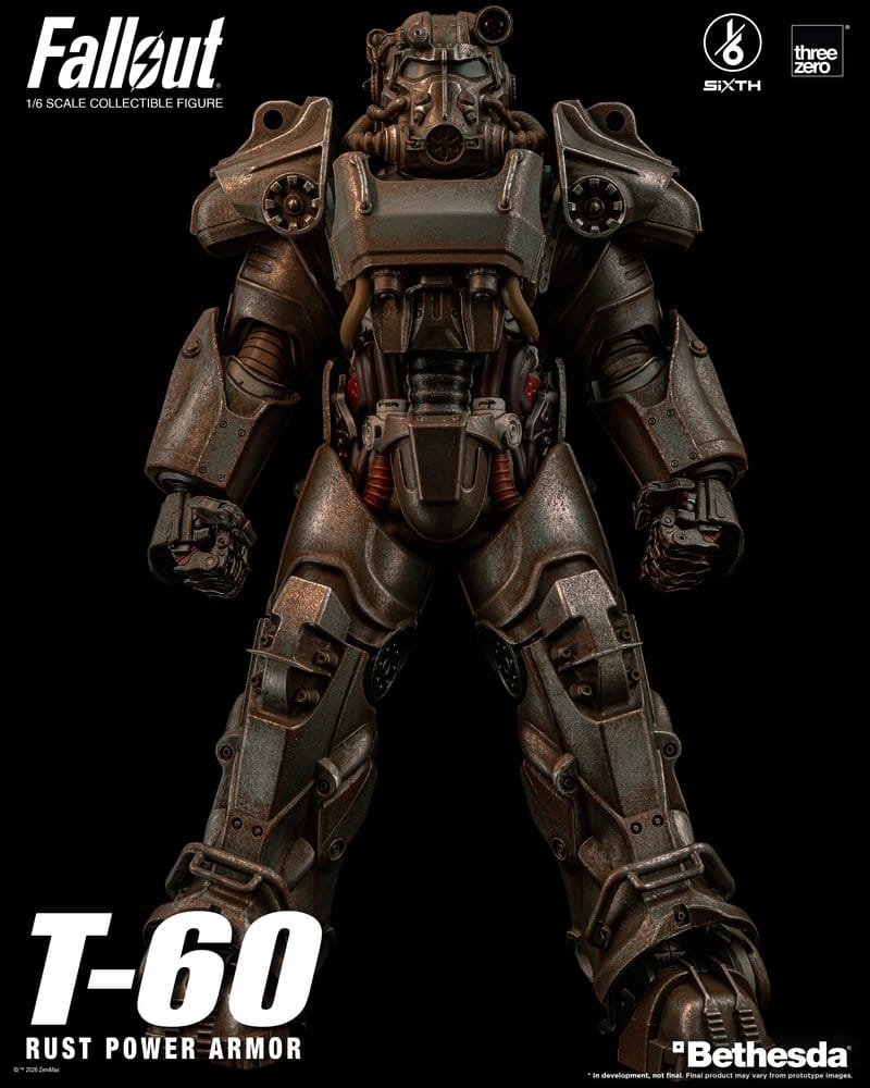 ThreeZero Fallout T-60 Rust Power Armor 1/6 Actionfigur
