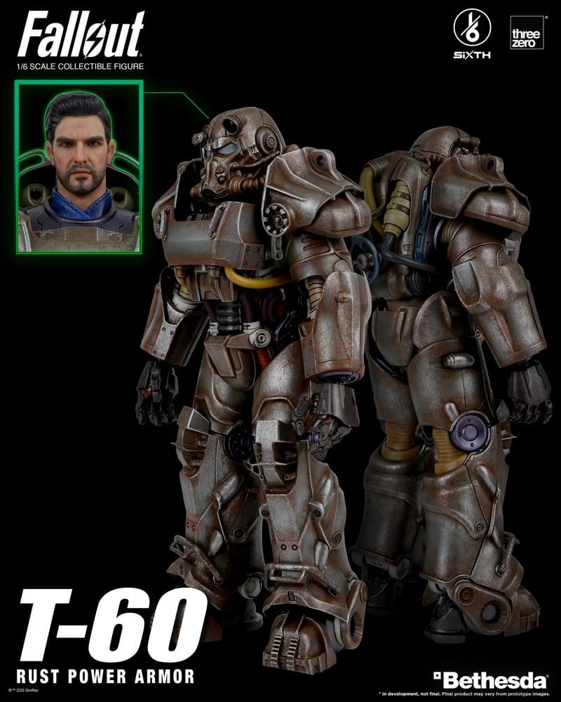 ThreeZero Fallout T-60 Rust Power Armor 1/6 Actionfigur