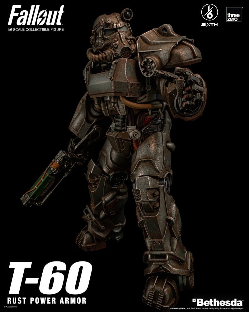 ThreeZero Fallout T-60 Rust Power Armor 1/6 Actionfigur