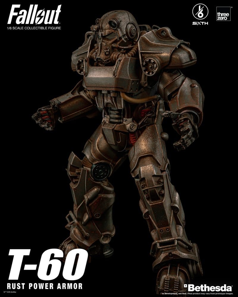 ThreeZero Fallout T-60 Rust Power Armor 1/6 Actionfigur