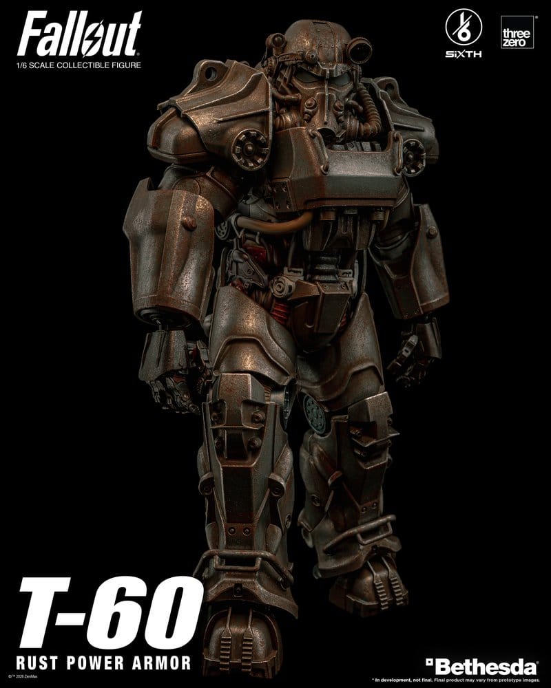ThreeZero Fallout T-60 Rust Power Armor 1/6 Actionfigur