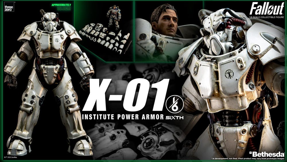 ThreeZero Fallout X-01 Institute Power Armor 1/6 Actionfigur