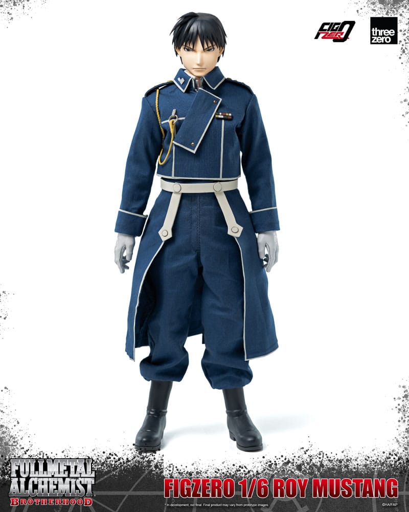 ThreeZero Fullmetal Alchemist Brotherhood Roy Mustang FigZero 1/6 Actionfiguren