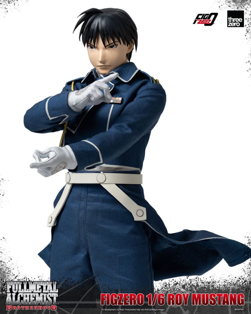 ThreeZero Fullmetal Alchemist Brotherhood Roy Mustang FigZero 1/6 Actionfiguren