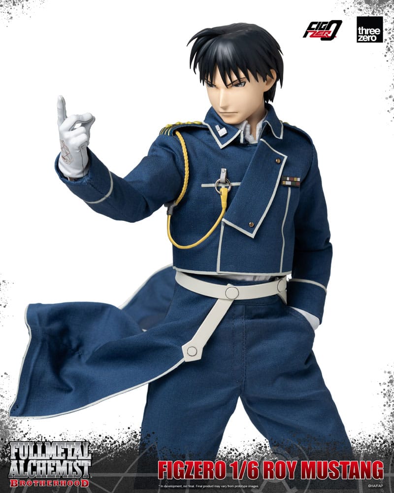 ThreeZero Fullmetal Alchemist Brotherhood Roy Mustang FigZero 1/6 Actionfiguren