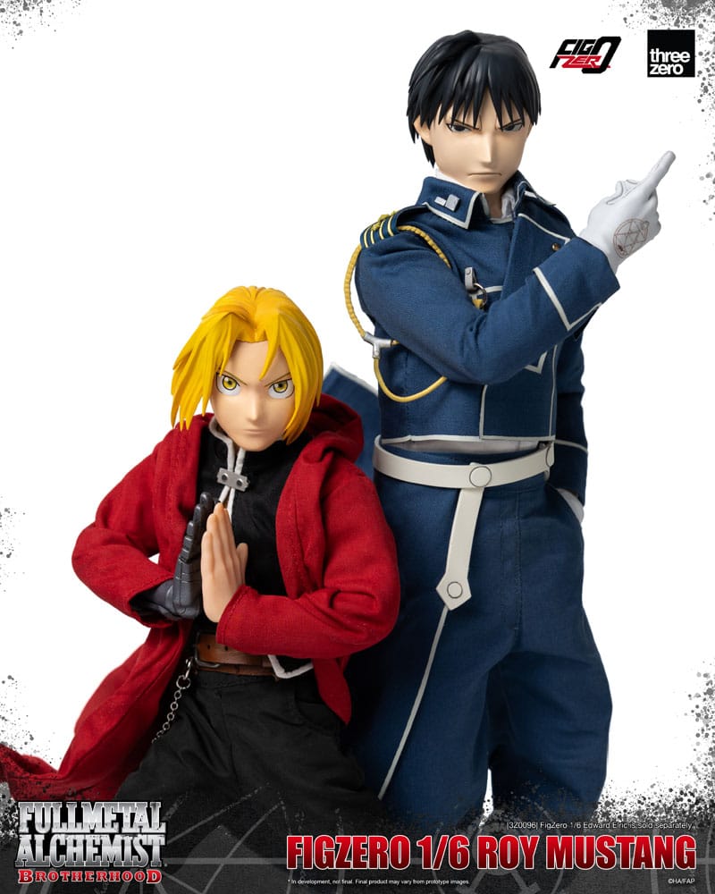 ThreeZero Fullmetal Alchemist Brotherhood Roy Mustang FigZero 1/6 Actionfiguren