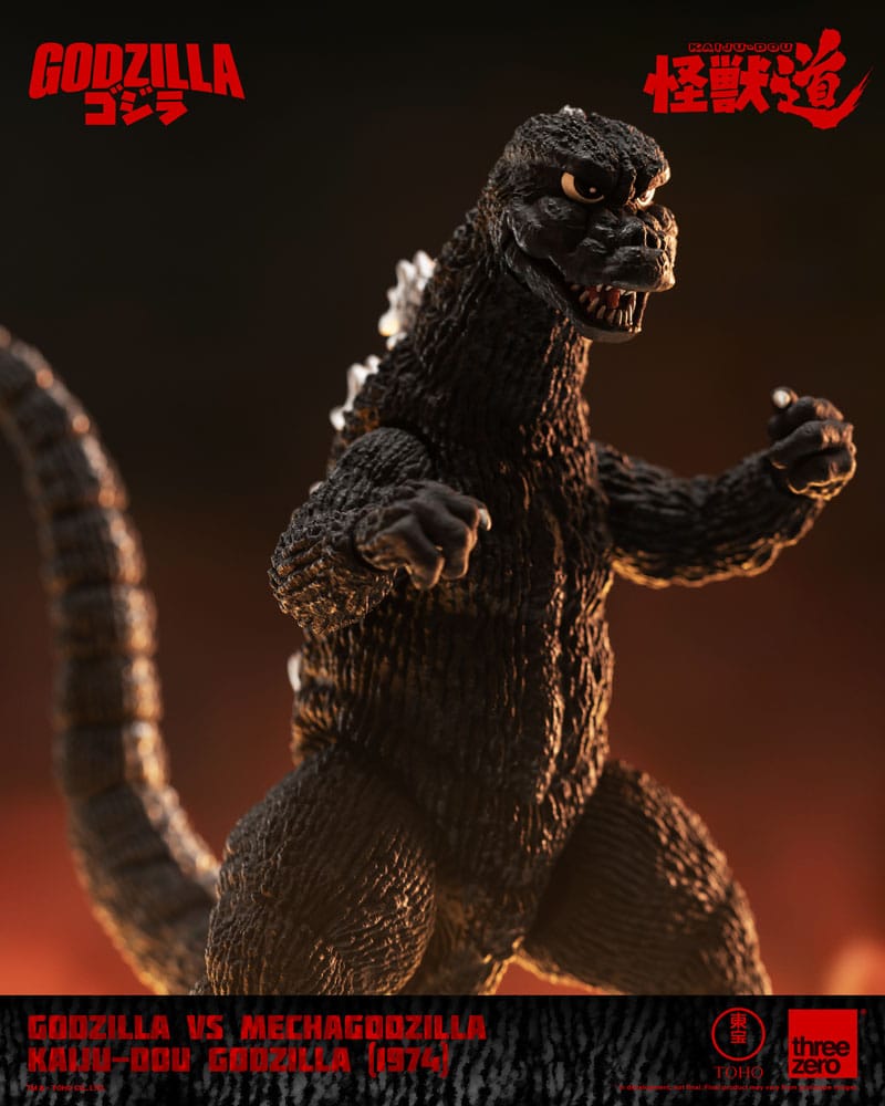 ThreeZero Godzilla vs. Mechagodzilla (1974) Kaiju-Dou Godzilla Actionfigur