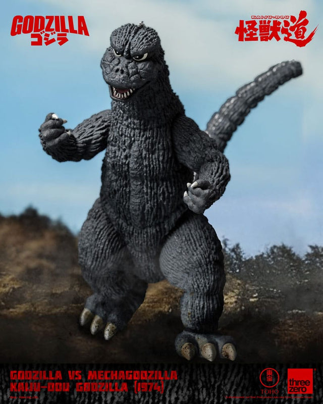 ThreeZero Godzilla vs. Mechagodzilla (1974) Kaiju-Dou Godzilla Actionfigur