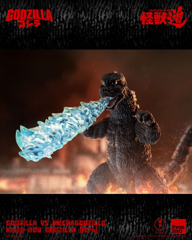 ThreeZero Godzilla vs. Mechagodzilla (1974) Kaiju-Dou Godzilla Actionfigur