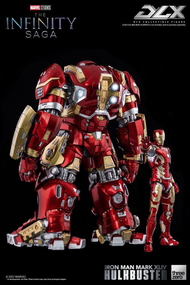 ThreeZero Infinity Saga Iron Man Mark 44 Hulkbuster DLX 1/12 Actionfigur - Beschädigte Verpackung