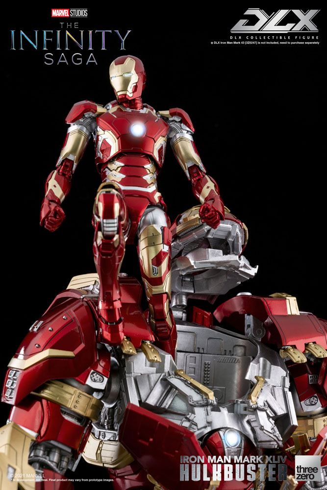 ThreeZero Infinity Saga Iron Man Mark 44 Hulkbuster DLX 1/12 Actionfigur - Beschädigte Verpackung