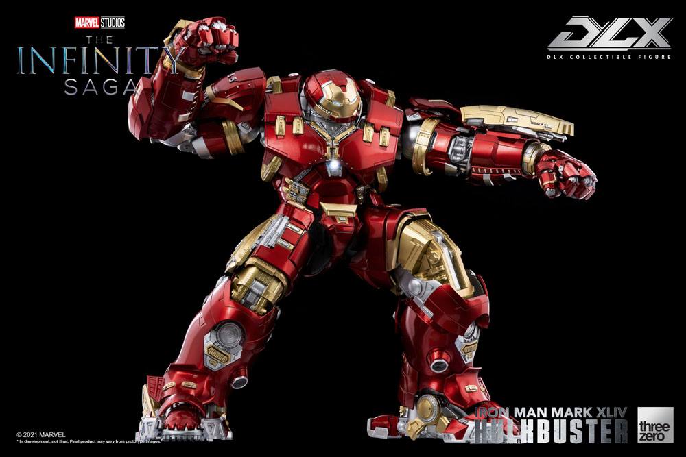 ThreeZero Infinity Saga Iron Man Mark 44 Hulkbuster DLX 1/12 Actionfigur - Beschädigte Verpackung