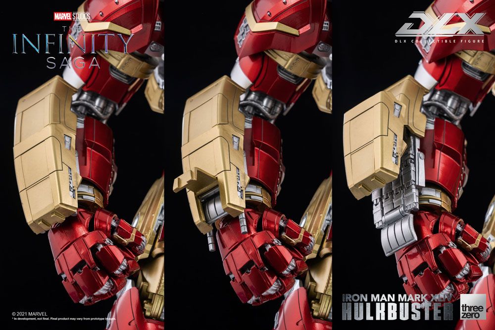 ThreeZero Infinity Saga Iron Man Mark 44 Hulkbuster DLX 1/12 Actionfigur - Beschädigte Verpackung