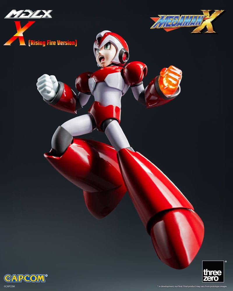 ThreeZero Mega Man MDLX Rockman X Rising Fire Version Actionfigur