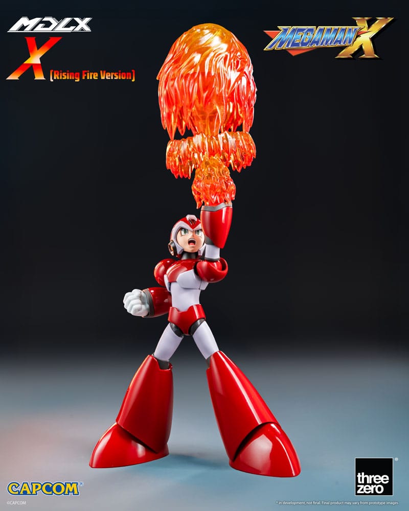 ThreeZero Mega Man MDLX Rockman X Rising Fire Version Actionfigur