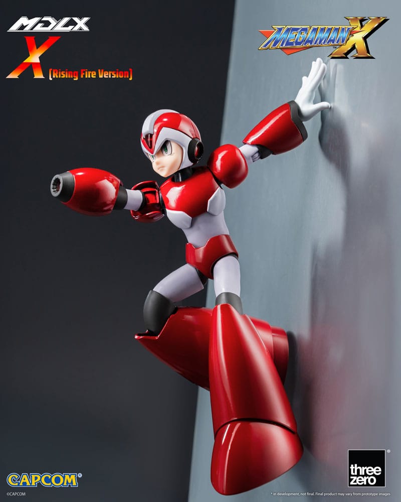 ThreeZero Mega Man MDLX Rockman X Rising Fire Version Actionfigur