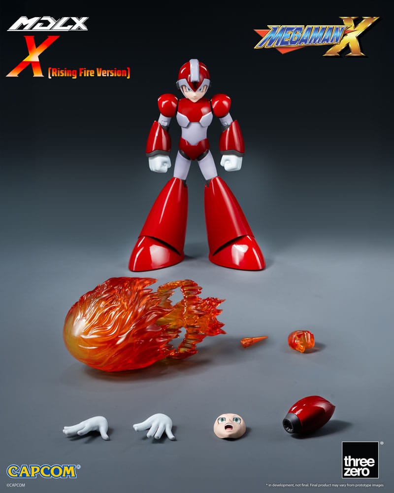 ThreeZero Mega Man MDLX Rockman X Rising Fire Version Actionfigur