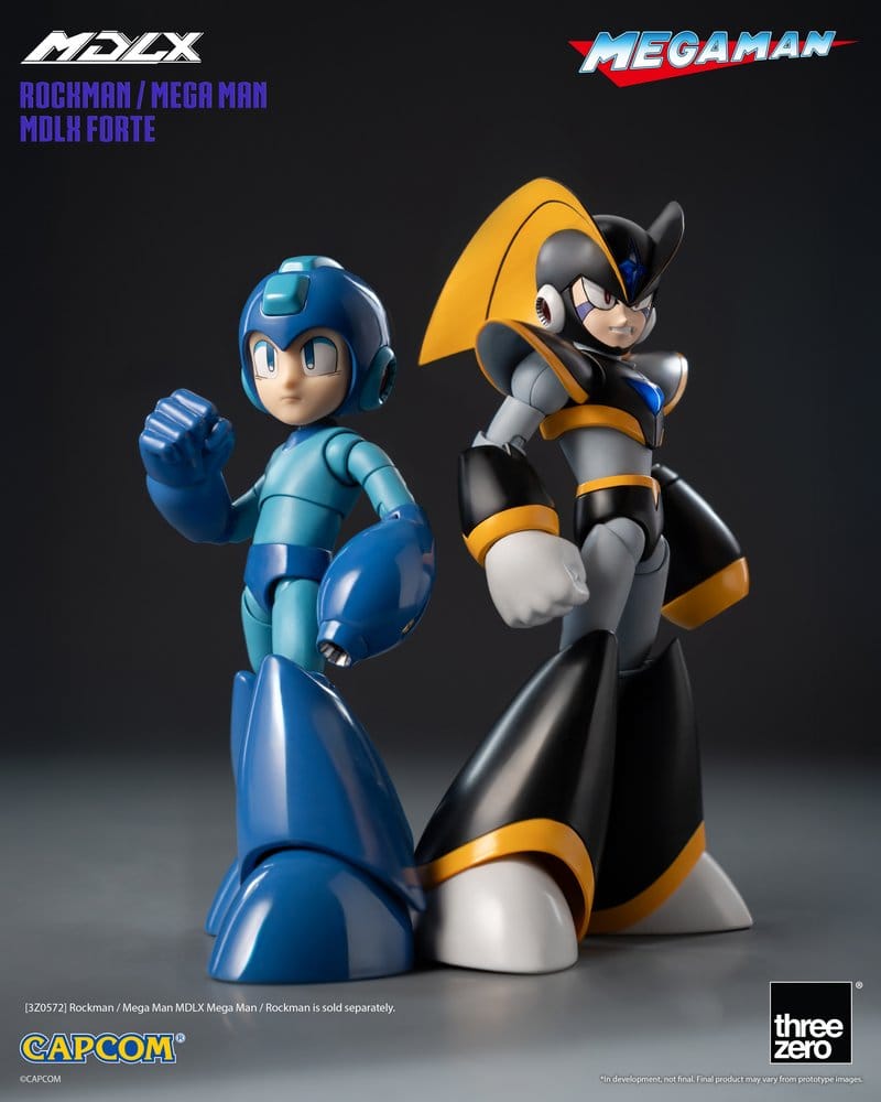 ThreeZero Mega Man Rockman / Mega Man Forte MDLX Actionfigur