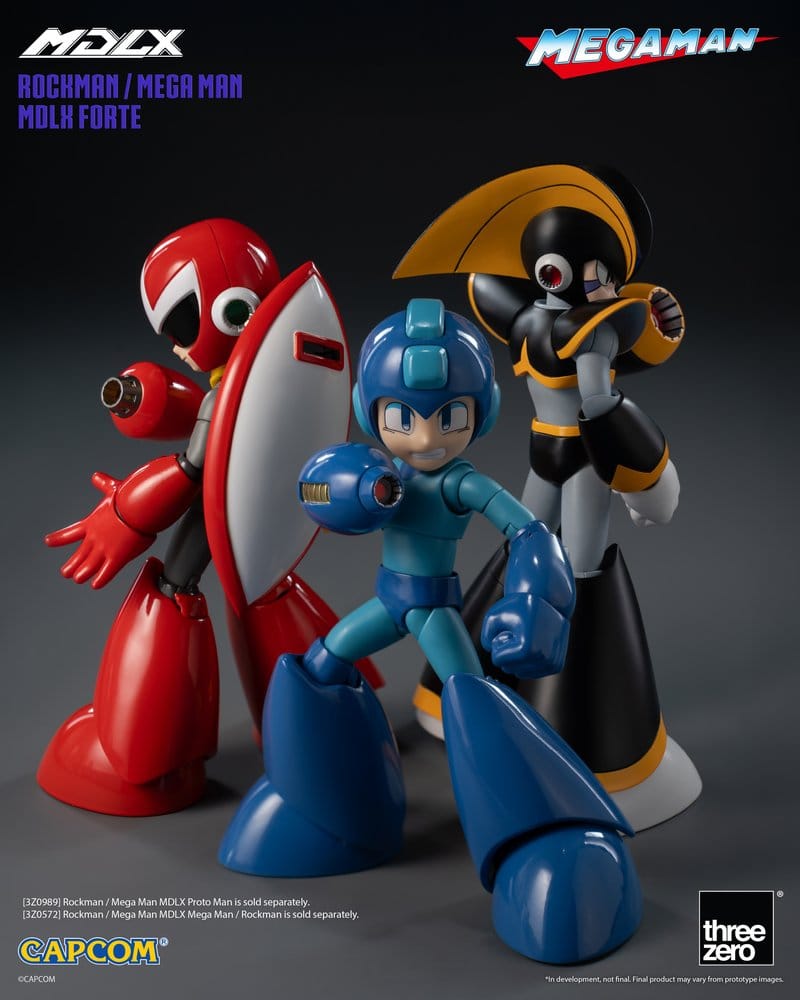 ThreeZero Mega Man Rockman / Mega Man Forte MDLX Actionfigur