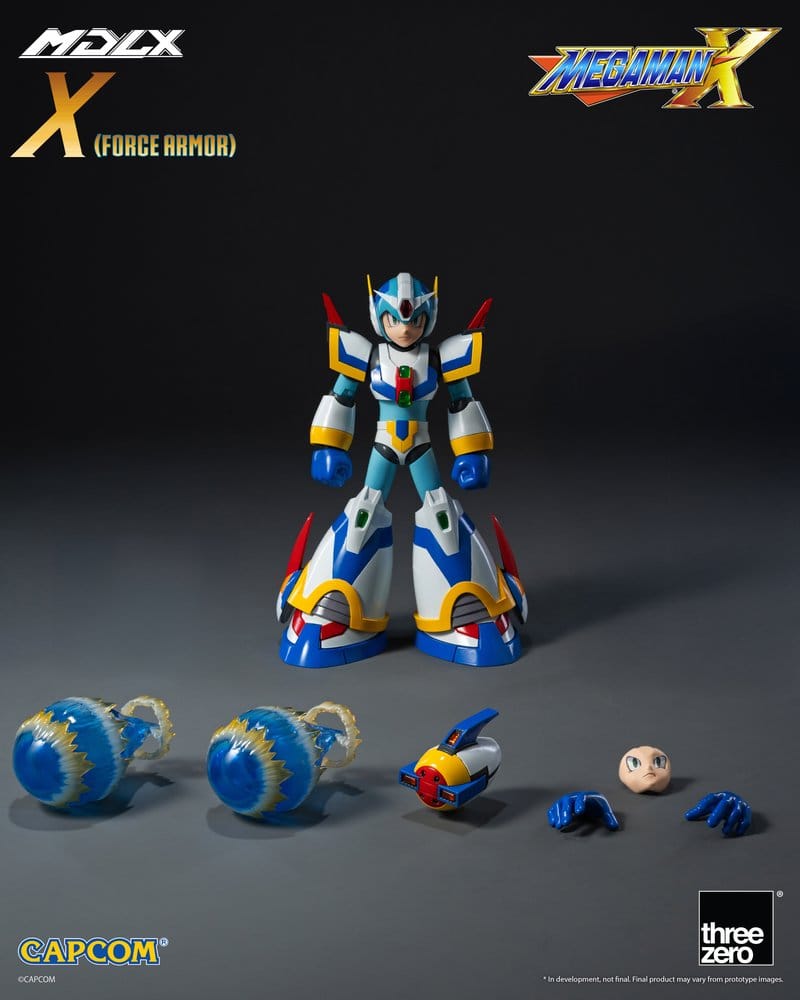 ThreeZero Mega Man X Rockman Mega Man Force Armor MDLX Actionfigur