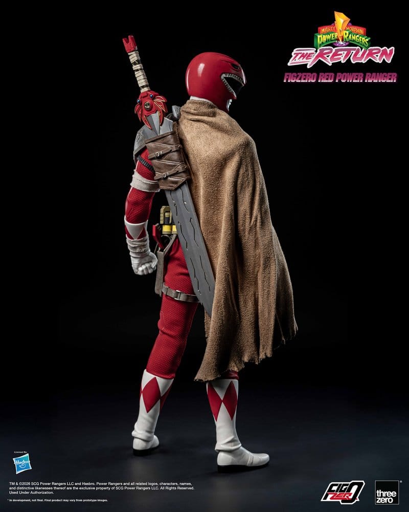 ThreeZero Mighty Morphin Power Rangers The Return Red Power Ranger FigZero 1/6 Actionfigur