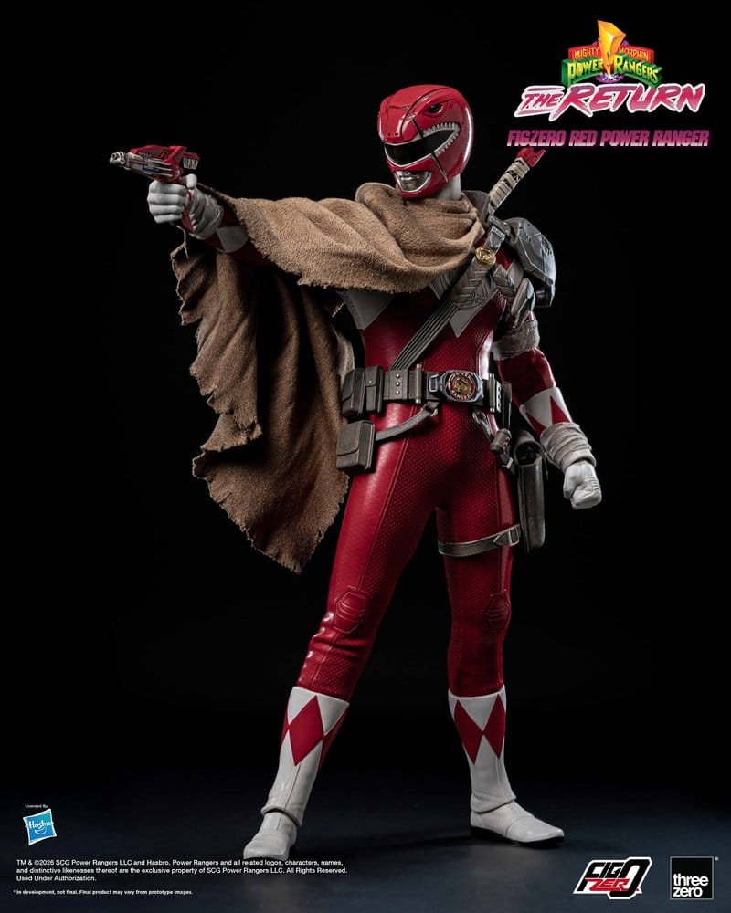 ThreeZero Mighty Morphin Power Rangers The Return Red Power Ranger FigZero 1/6 Actionfigur