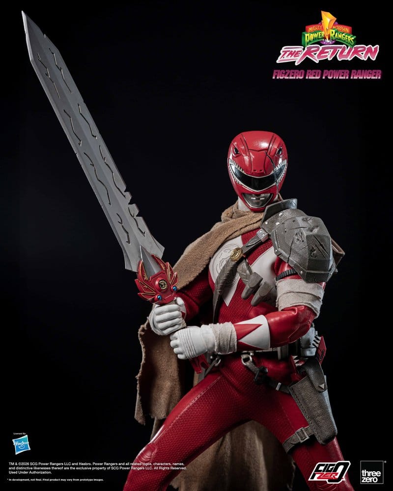 ThreeZero Mighty Morphin Power Rangers The Return Red Power Ranger FigZero 1/6 Actionfigur