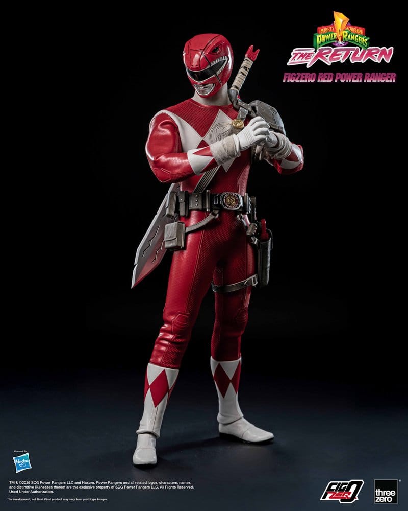ThreeZero Mighty Morphin Power Rangers The Return Red Power Ranger FigZero 1/6 Actionfigur