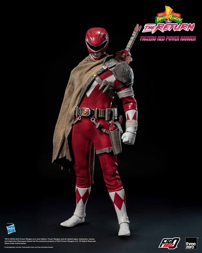 ThreeZero Mighty Morphin Power Rangers The Return Red Power Ranger FigZero 1/6 Actionfigur