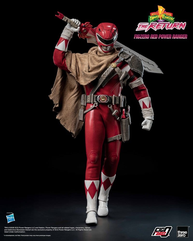 ThreeZero Mighty Morphin Power Rangers The Return Red Power Ranger FigZero 1/6 Actionfigur