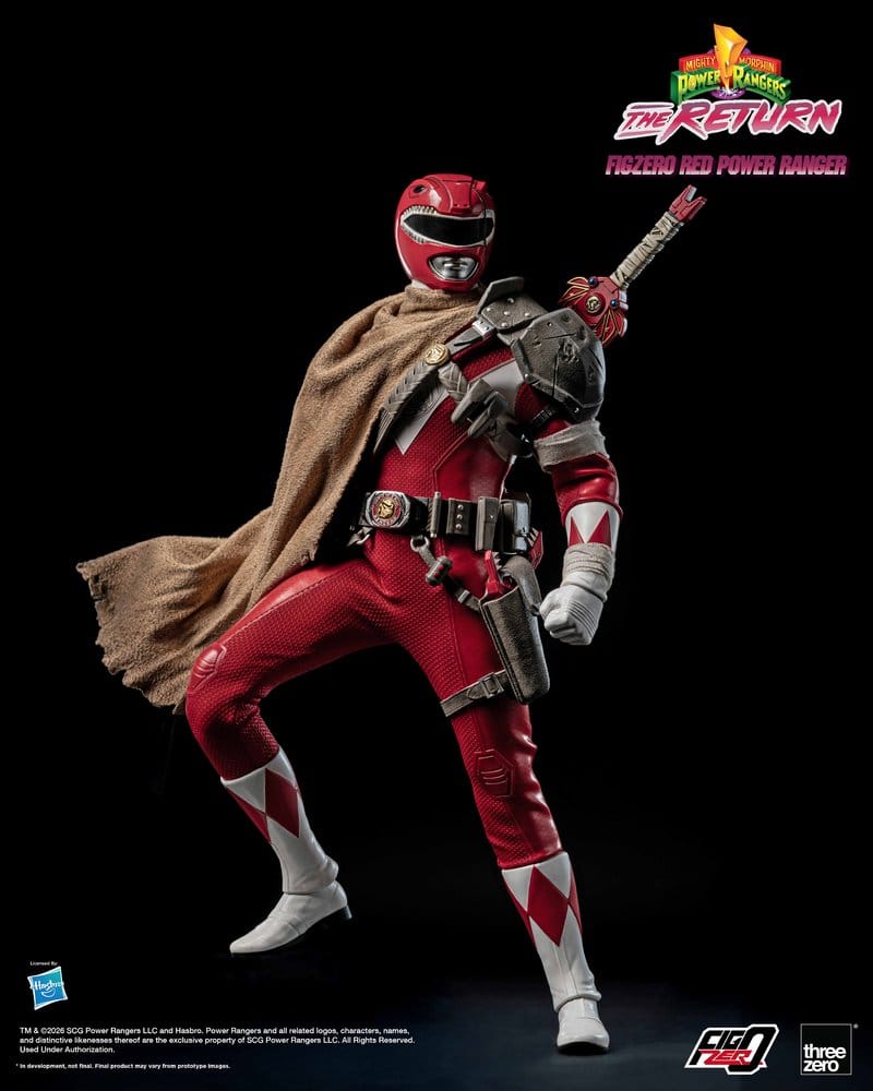 ThreeZero Mighty Morphin Power Rangers The Return Red Power Ranger FigZero 1/6 Actionfigur