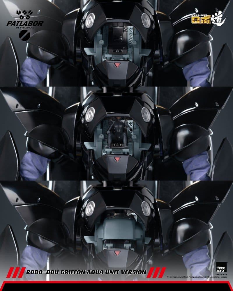 ThreeZero Mobile Police Patlabor Robo-Dou Griffon Aqua Unit Version 1/35 Actionfigur