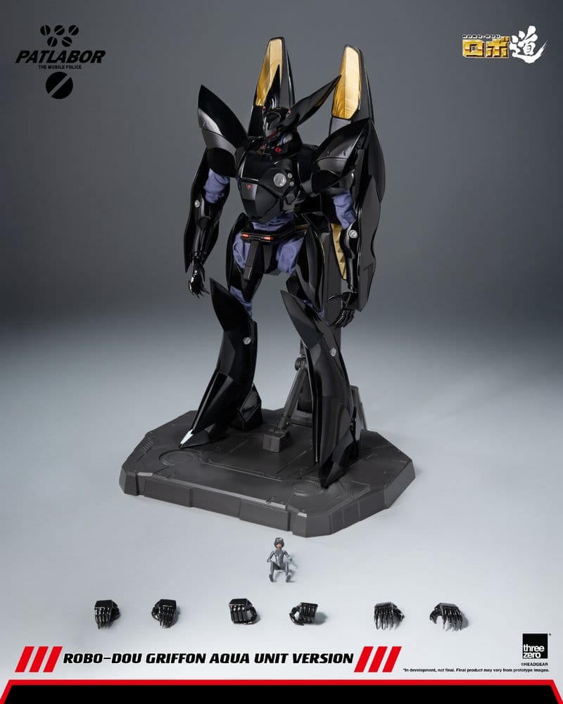 ThreeZero Mobile Police Patlabor Robo-Dou Griffon Aqua Unit Version 1/35 Actionfigur